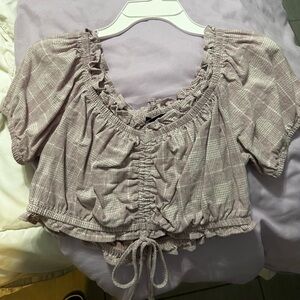 Forever 21 Off Shoulder Crop Top